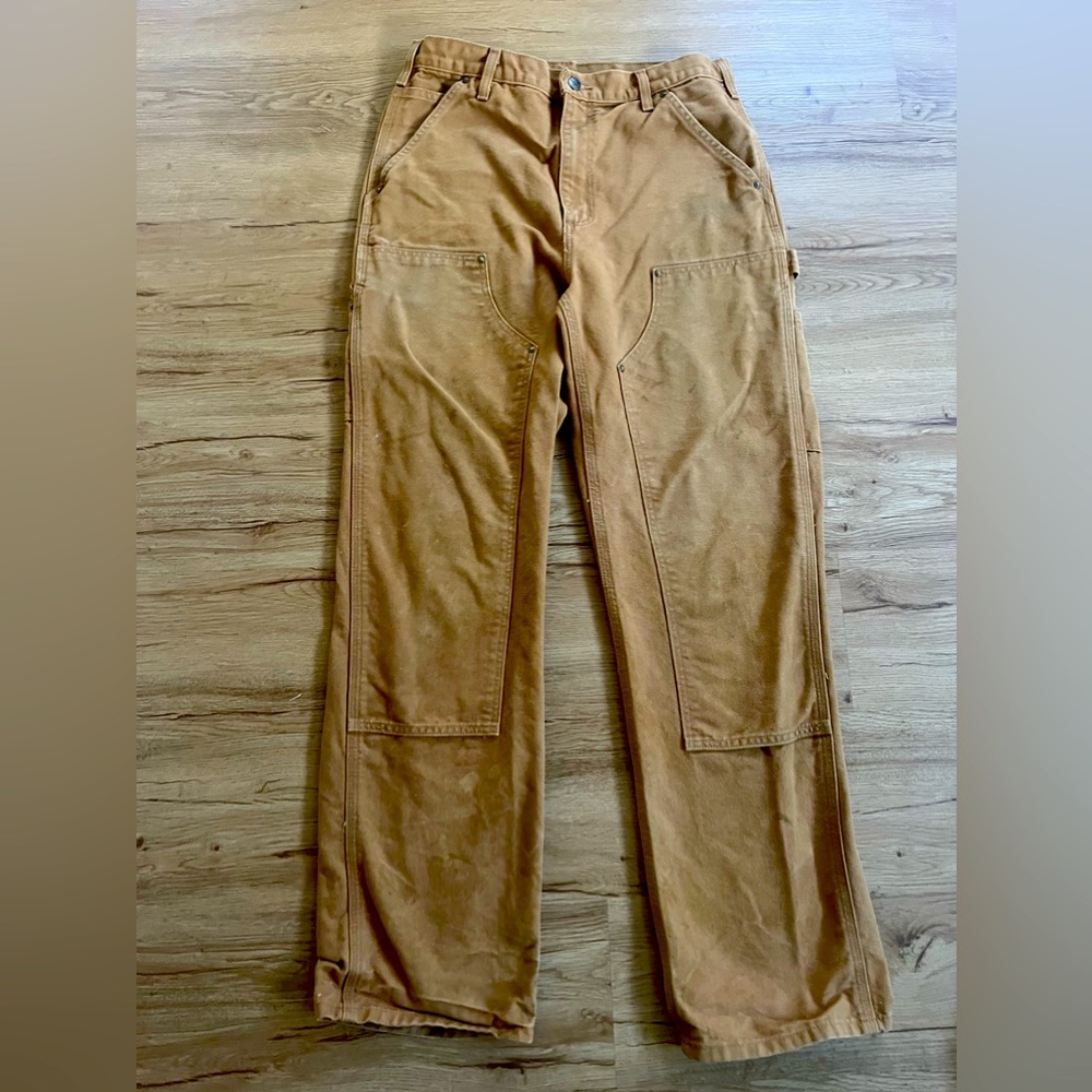 Duck double knee Carhartt dungaree pant 31x32